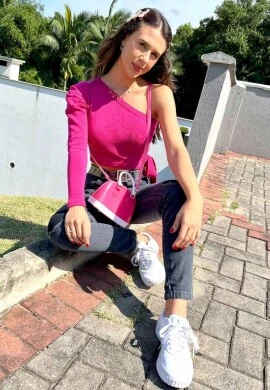 BLUSA MODAL FEMININA MEIA MANGA  COSH JEANS - Pink