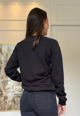 BLUSA MOLETOM NYC - COSH JEANS - Preto