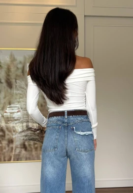 BLUSA OMBRO A OMBRO NICOLE - COSH JEANS - Off white