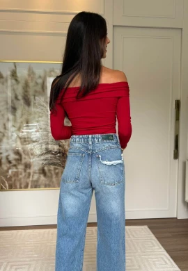 BLUSA OMBRO A OMBRO NICOLE - COSH JEANS - Vermelho