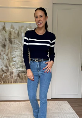 BLUSA REBECA - COSH JEANS - Marinho