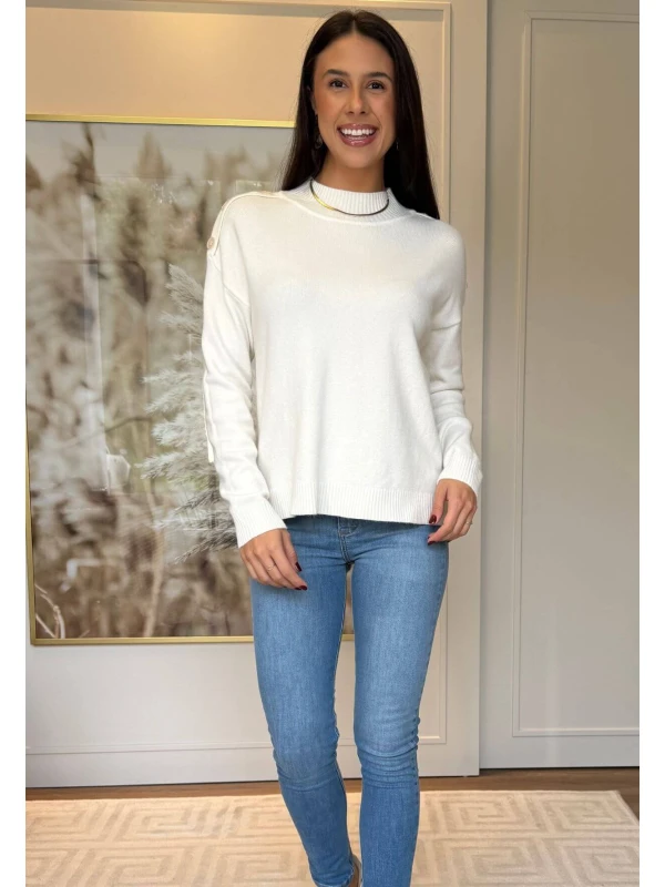 BLUSA TAIS MODAL - COSH JEANS - Off white