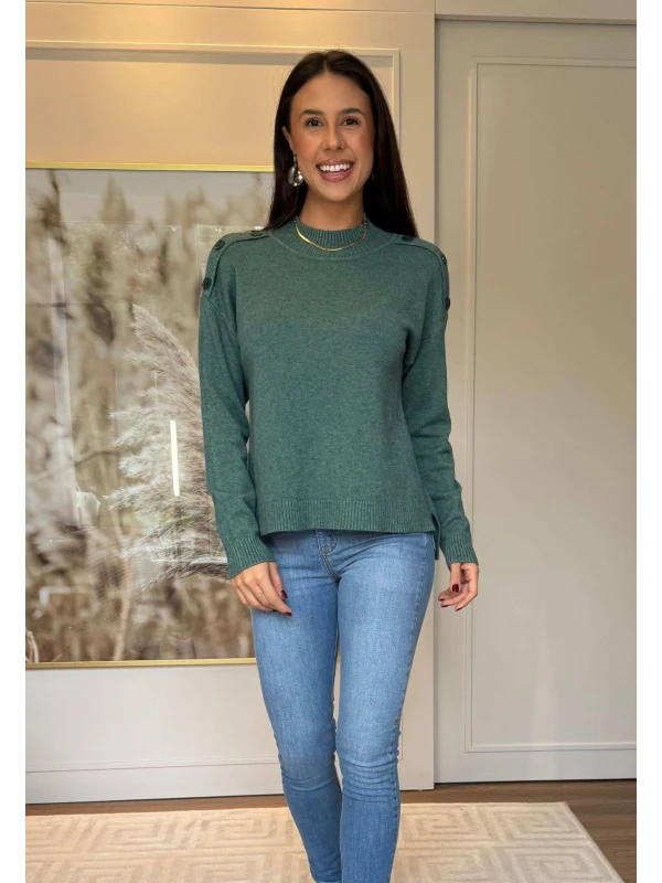 BLUSA TAIS MODAL - COSH JEANS - Verde