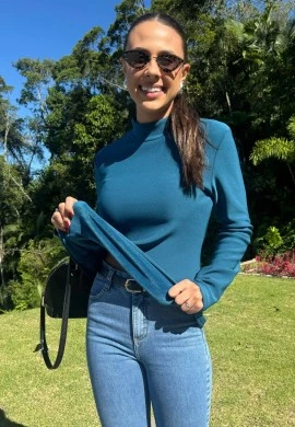 BLUSA TERMICA FEMININA LARI - COSH - Marinho