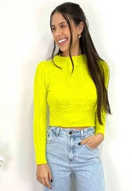 BLUSA TRANÇANDA DE TRICOT  COSH JEANS - Lima