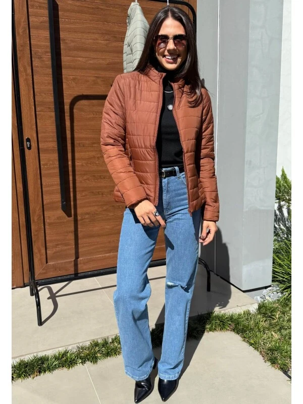 BOBOJACO ANA PUFFER C/ FORRO - COSH JEANS - Marrom