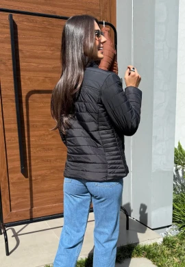 BOBOJACO ANA PUFFER C/ FORRO - COSH JEANS - Preto