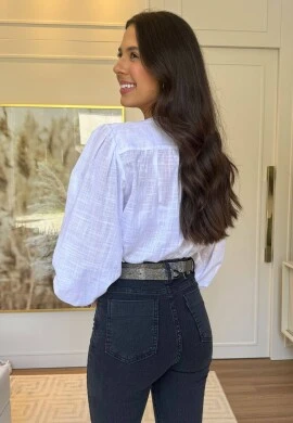 BODY CAMISA GABRIELA - COSH JEANS - Branco