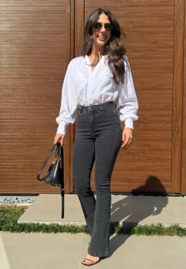 BODY CAMISA GABRIELA - COSH JEANS - Branco