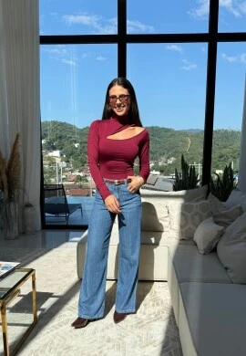 BODY MAY - COSH JEANS - Bordo