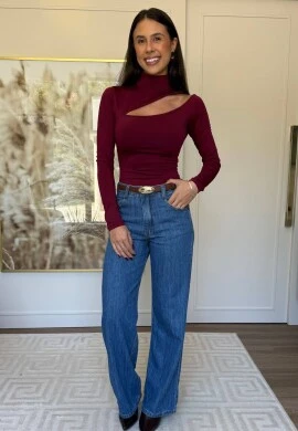 BODY MAY - COSH JEANS - Bordo