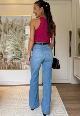 BODY NADADOR LARI LISO - COSH JEANS - Bordo
