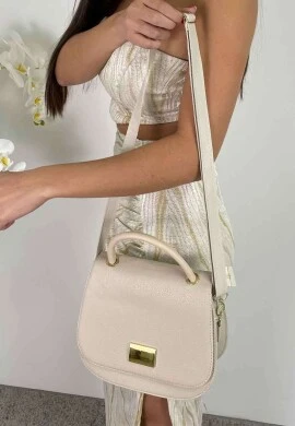 BOLSA REDONDA PEQUENA - COSH JEANS - Bege