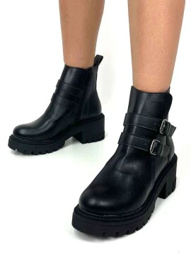 BOTA COTURNO FEMININA  COSH JEANS - Preto