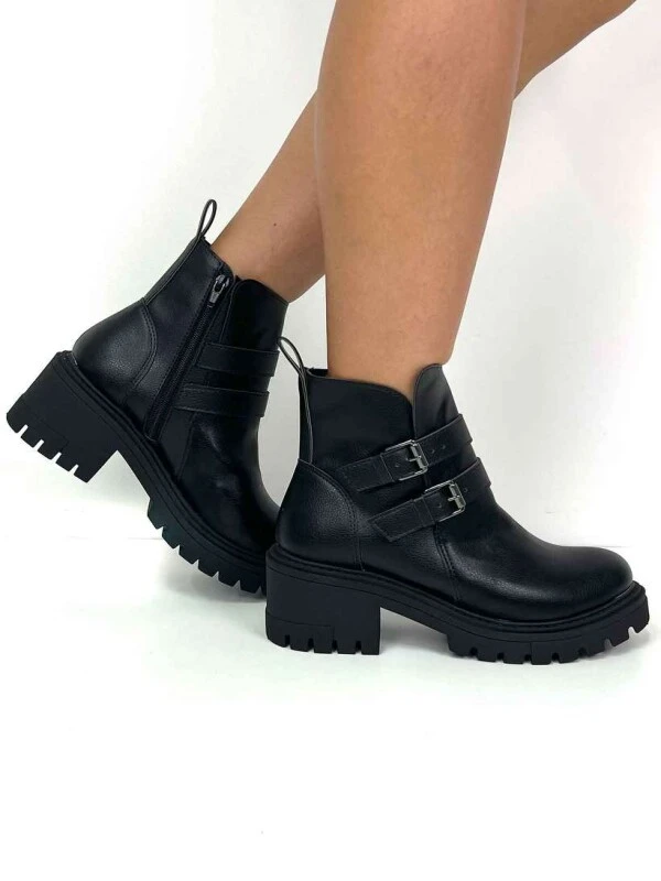 BOTA COTURNO FEMININA  COSH JEANS - Preto