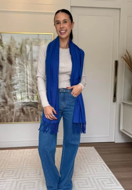 CACHECOL LISO FINO - COSH JEANS - Azul
