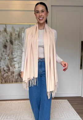 CACHECOL LISO FINO - COSH JEANS - Bege