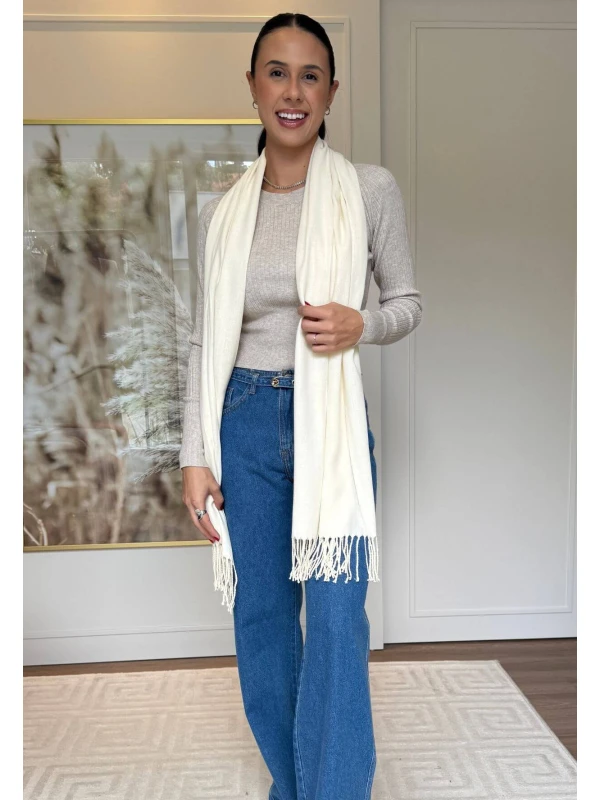 CACHECOL LISO FINO - COSH JEANS - Creme