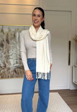 CACHECOL LISO FINO - COSH JEANS - Creme