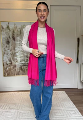 CACHECOL LISO FINO - COSH JEANS - Pink