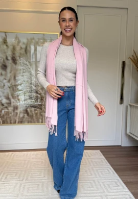 CACHECOL LISO FINO - COSH JEANS - Rose