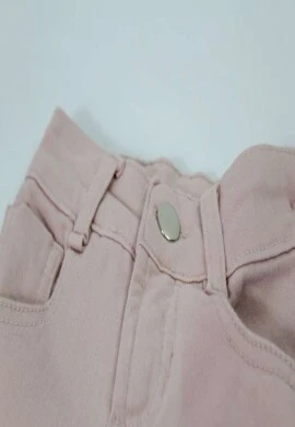 CALÇA COLLORS BARRA DESFIADA C/ELASTANO - Rosa quartzo
