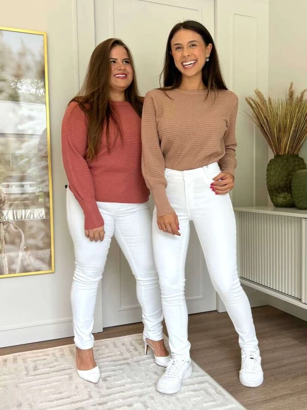 CALÇA FEMININA COLLOR KATY - Branco