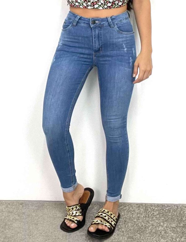 CALÇA JEANS CIGARRETE COM PUÍDOS FEMININA - COSH JEANS - Jeans