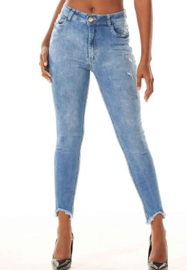 CALÇA JEANS CIGARRETE YOU ARE YOUNG COM ELASTANO - Jeans