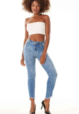 CALÇA JEANS CIGARRETE YOU ARE YOUNG COM ELASTANO - Jeans