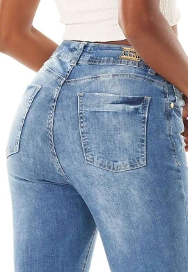 CALÇA JEANS CIGARRETE YOU ARE YOUNG COM ELASTANO - Jeans
