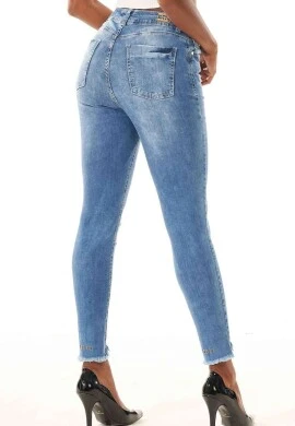 CALÇA JEANS CIGARRETE YOU ARE YOUNG COM ELASTANO - Jeans