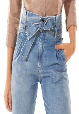 CALÇA JEANS CLOCHARD COM ELASTANO - Jeans