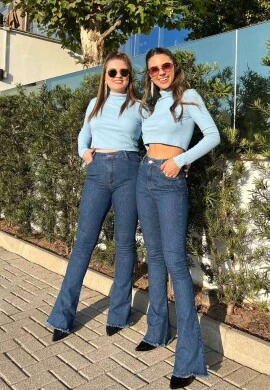 CALÇA JEANS FLARE FEMININA STONE - COSH JEANS - Jeans