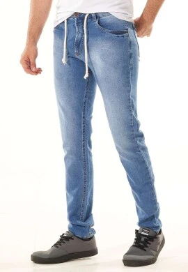 CALÇA JEANS MOLETOM COM ELASTANO - Jeans