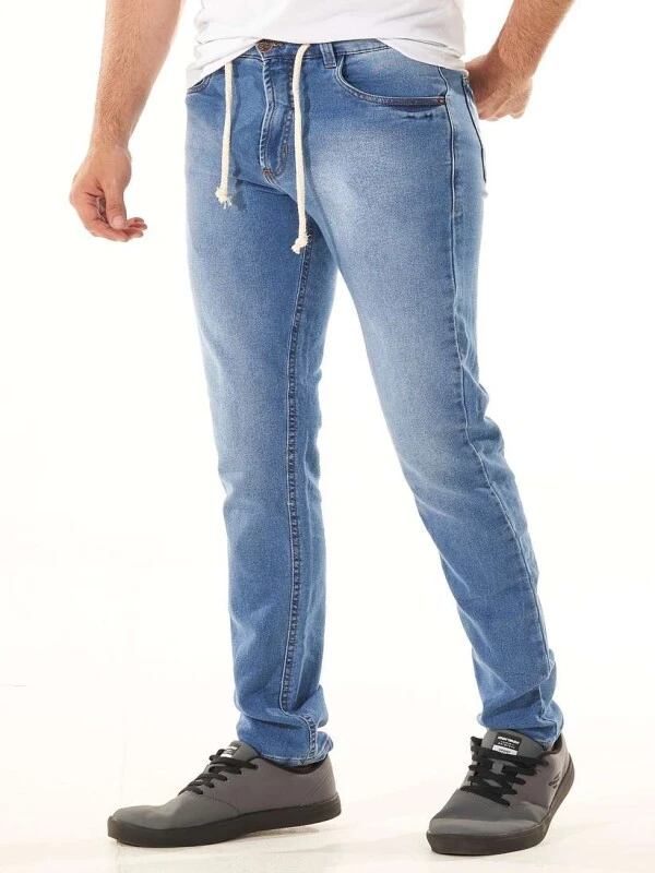 CALÇA JEANS MOLETOM COM ELASTANO - Jeans