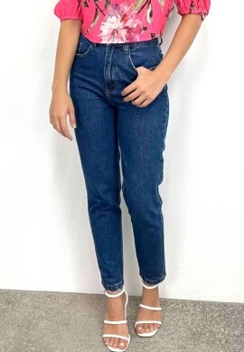 CALÇA JEANS MOM STONE FEMININA - COSH JEANS - Jeans