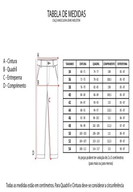 CALÇA MASCULINA JEANS MOLETOM - Jeans
