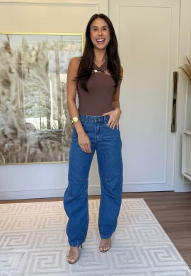 CALÇA CAMILA BALOON - COSH JEANS - Jeans