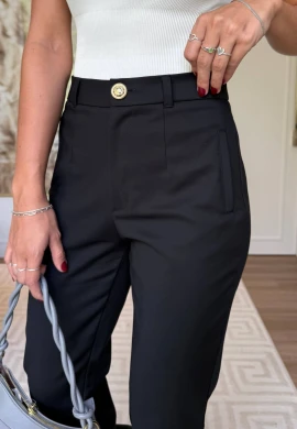 CALÇA DE ALFAIATARIA BOOT CUT - COSH JEANS - Preto