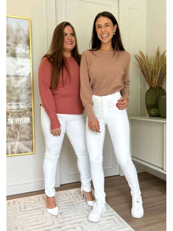 CALÇA FEMININA COLLOR KATY - Branco