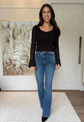 CALÇA FEMININA FLARE VAL - COSH JEANS - Jeans