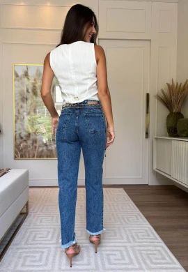 CALÇA FEMININA MOM BRUNA - COSH JEANS - Jeans