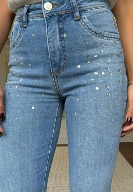 CALÇA FEMININA RETA FATIMA - COSH JEANS - Jeans