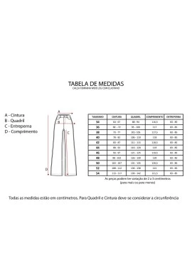 CALÇA FEMININA WIDE LEG COM ELASTANO - Jeans