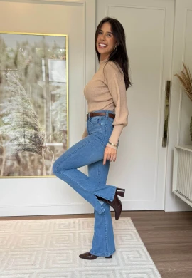 CALÇA FLARE FEMININA MAVI - COSH JEANS - Jeans