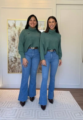 CALÇA FLARE FEMININA MAVI - COSH JEANS - Jeans