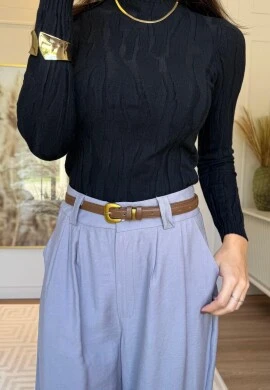 CALÇA IARA SARJADA - COSH JEANS - Cinza