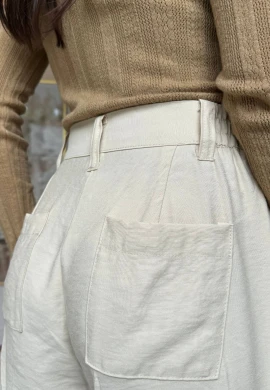 CALÇA INEZ FEMININA - COSH JEANS - Bege