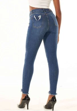 CALÇA JEANS CIGARRETE COM ELASTANO - Jeans